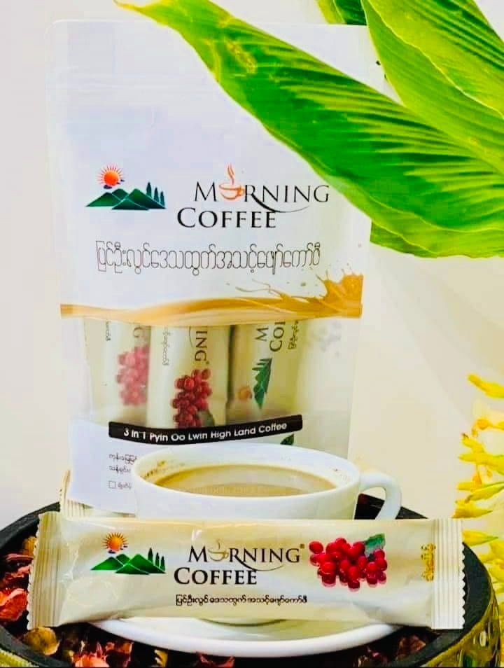 Morning Coffee ပြင်ဦးလွင်ဒေသထွက် အသင့်ဖျော်ကော်ဖီ ချိုဆိမ့်