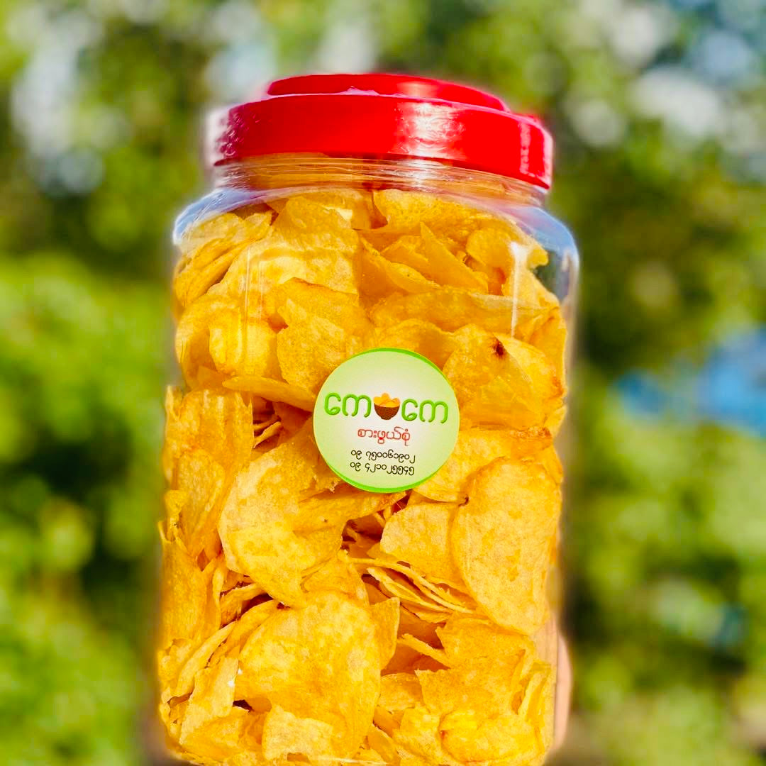 ကေကေ အာလူးကြော် အပါးအချို ဗူးကြီး