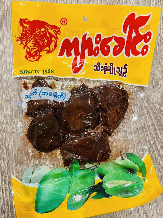 ကျားခေါင်း သီးစုံချိုချဥ် သရက်( အခေါက် )