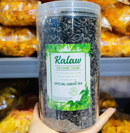 Kalaw Organic Farm လက်ဖက်ခြောက် ( Special Green Tea )