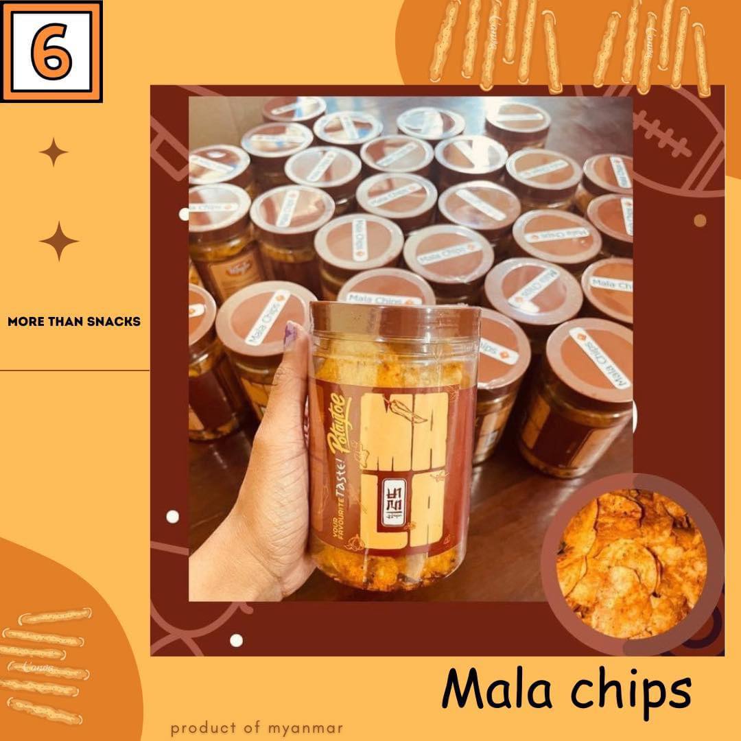 PoTayToe မာလာ အာလူးကြော် ( Mala Chips )