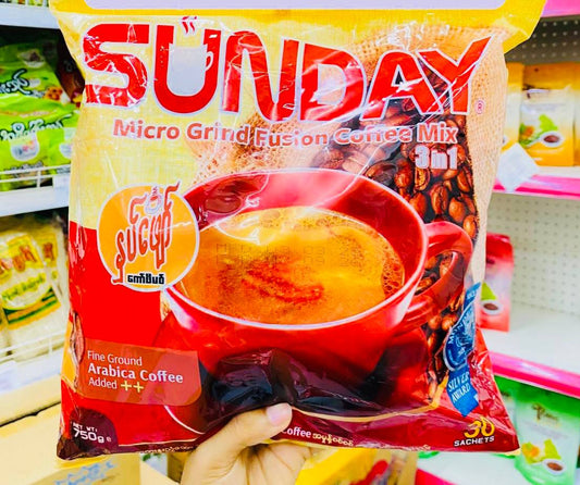 Sunday နှပ်ဖျော် ကော်ဖီမစ် (30 Sachets)