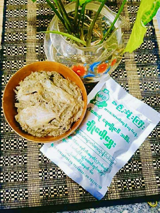 စဥ့်အိုးကြီး ငါးလေးစုံ ရေကျိုငပိ အစိမ်း