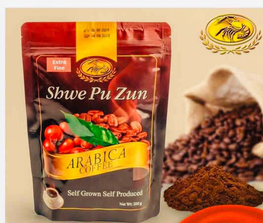 ‌ရွှေပုစွန် arabica coffee