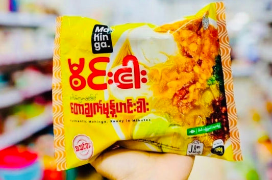 မွင်းငါး အသင့်စားမုန့်ဟင်းခါး မုန့်ဖတ်အပါ (၂ပွဲစာ)