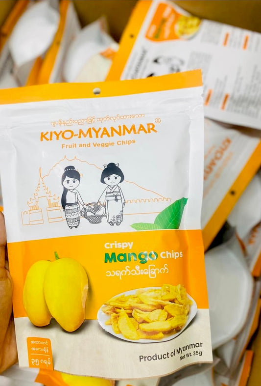 Kiyo-Myanmar သရက်သီးခြောက် ( Crispy Mango Chips )