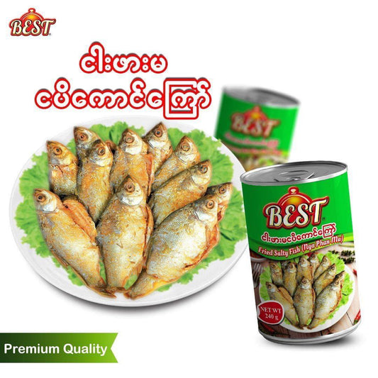 BEST ငါးဖားမ ငပိကောင်ကြော် ( Fried Salty Fish )