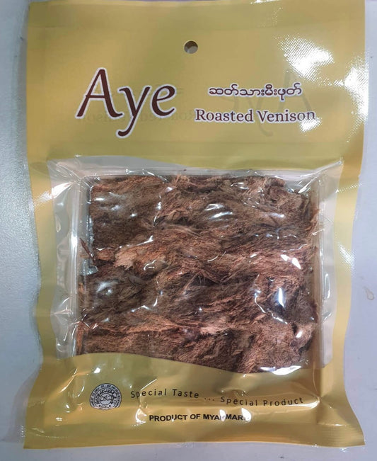 Aye ဆတ်သားမီးဖုတ် ( Roasted Venison)